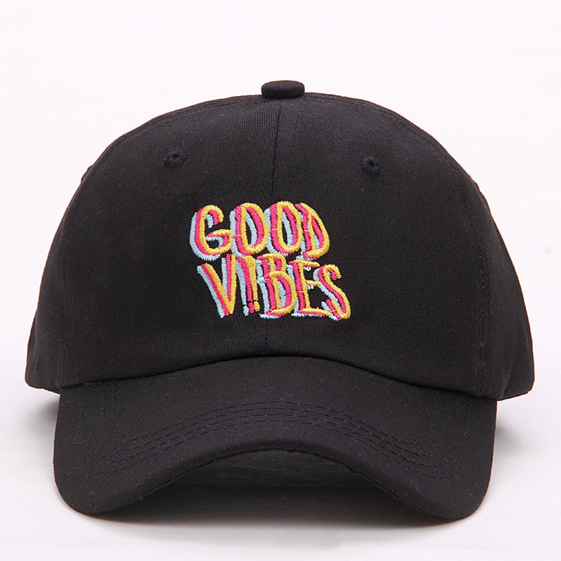 Good Vibes Dad Embroidered Hat