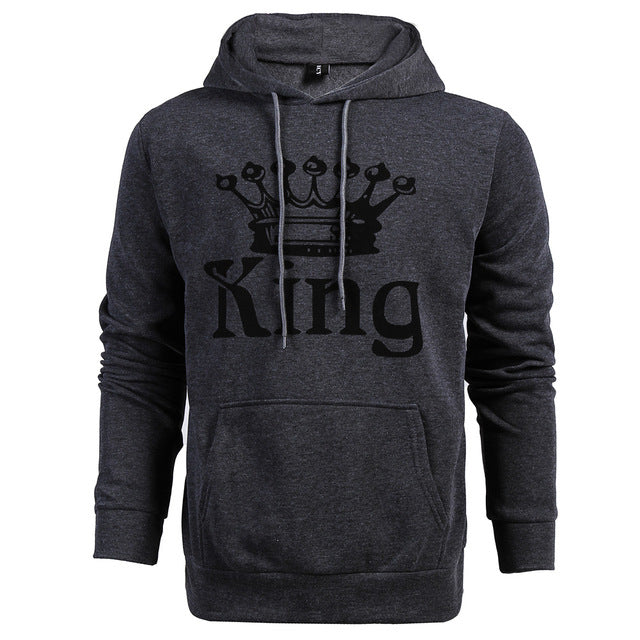 King Queen Printed Unisex Hoodies