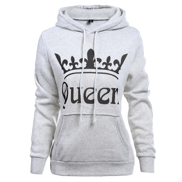King Queen Printed Unisex Hoodies