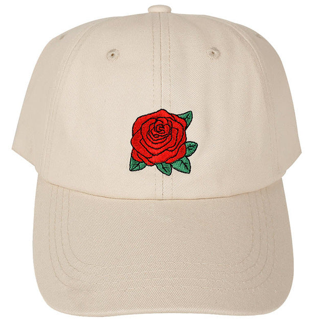 Hot Fashion Rose Printed Caps