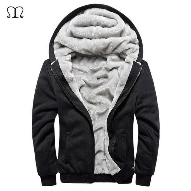 Hooded Casual Wool Zipper