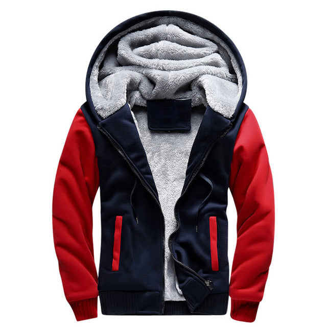 Hooded Casual Wool Zipper