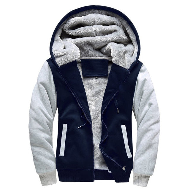 Hooded Casual Wool Zipper